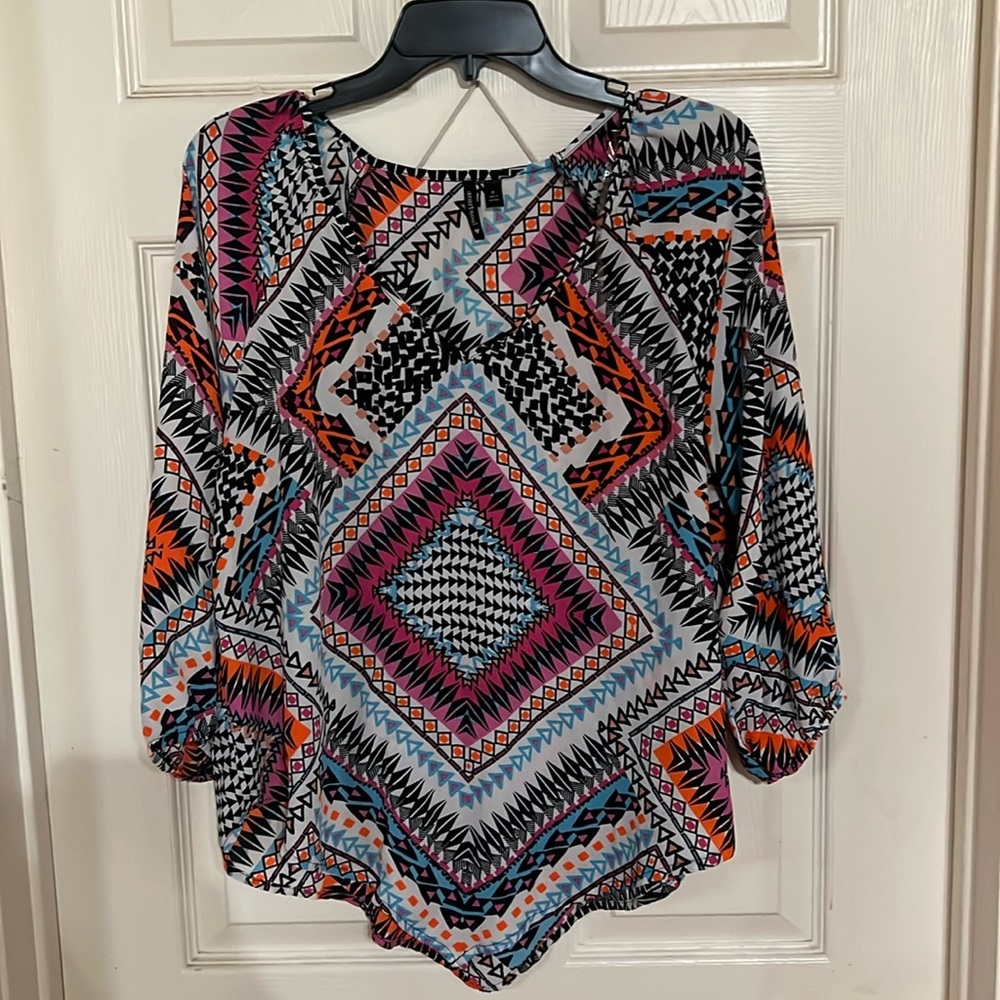 Multi colored blouse